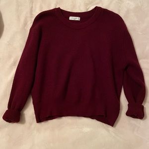 Elodie Maroon Soft Sweater Size M